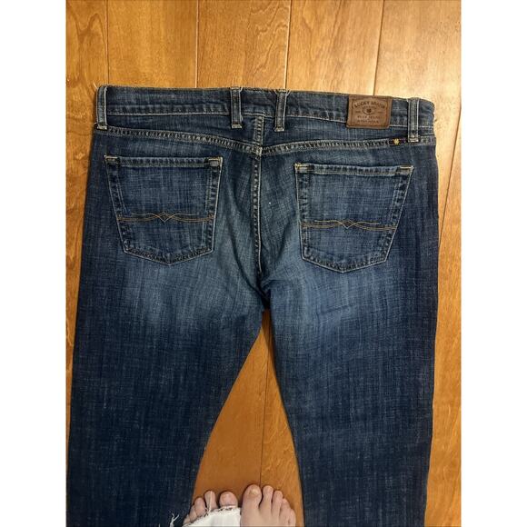 Lucky Brand Sienna Tomboy Crop Jeans Size 14 Medium Wash Casual Mid Rise - Picture 7 of 9